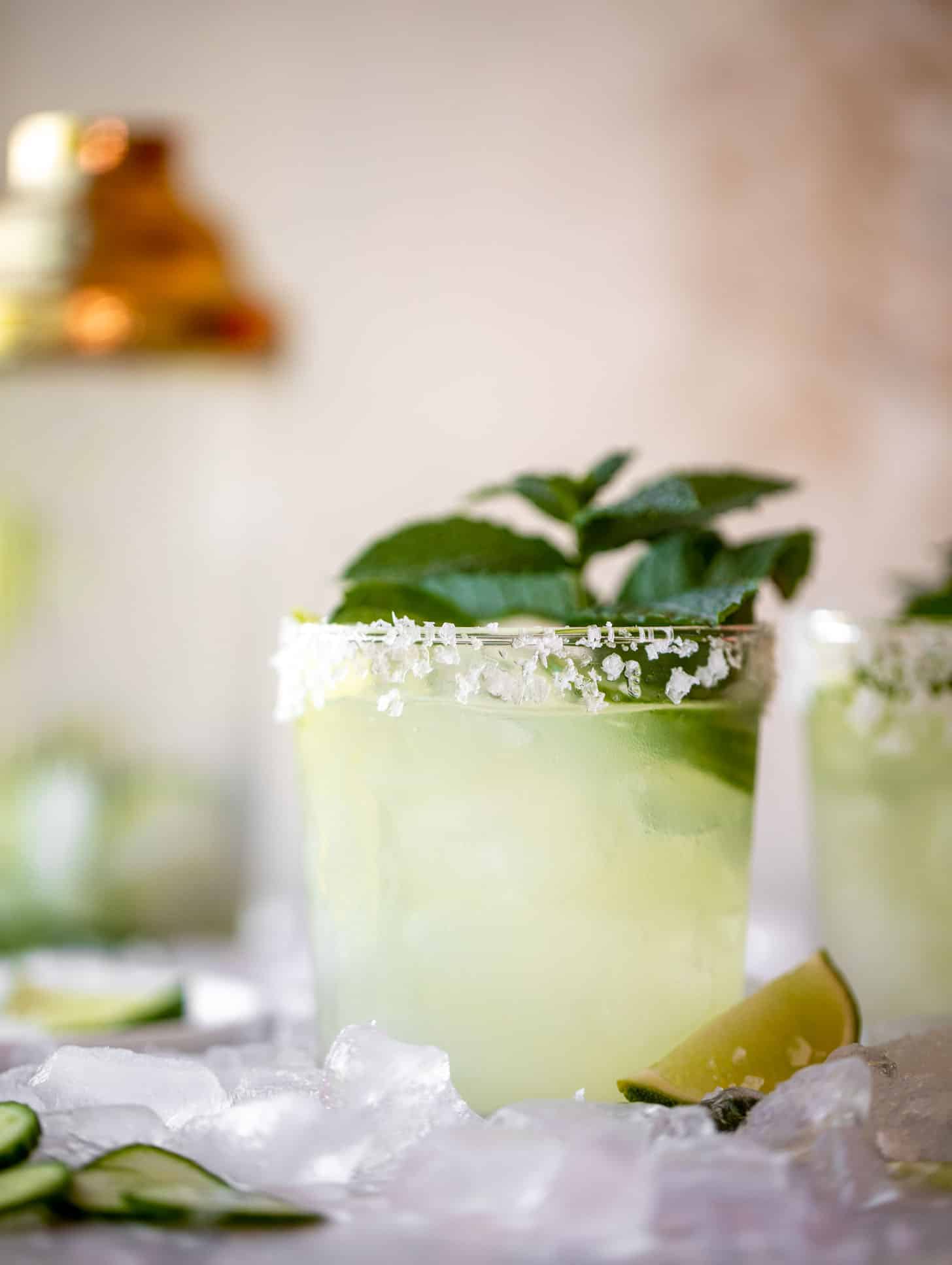 cucumber mint margaritas