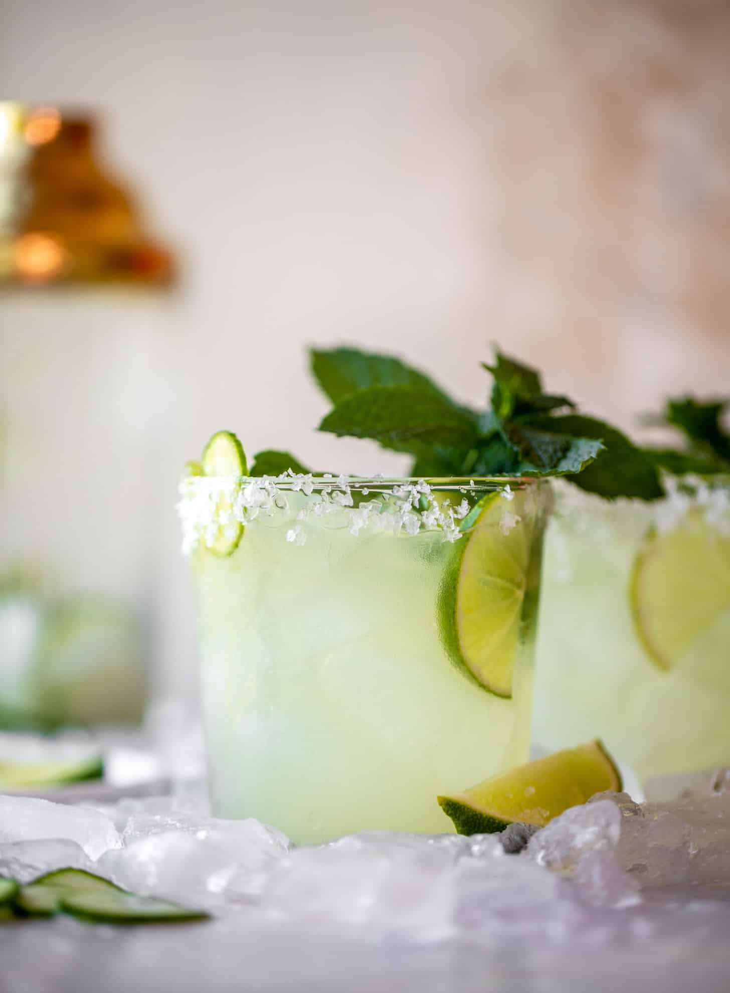 cucumber mint margaritas