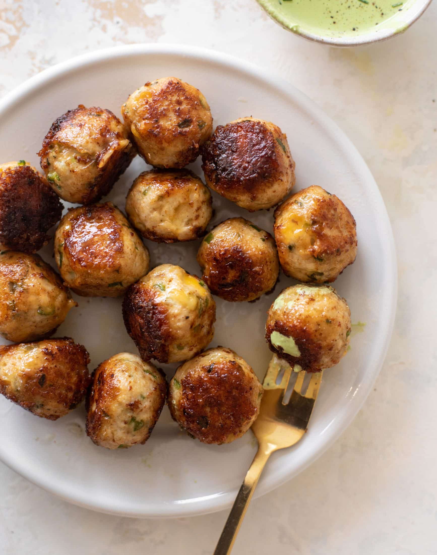 jalapeno cheddar chicken meatballs