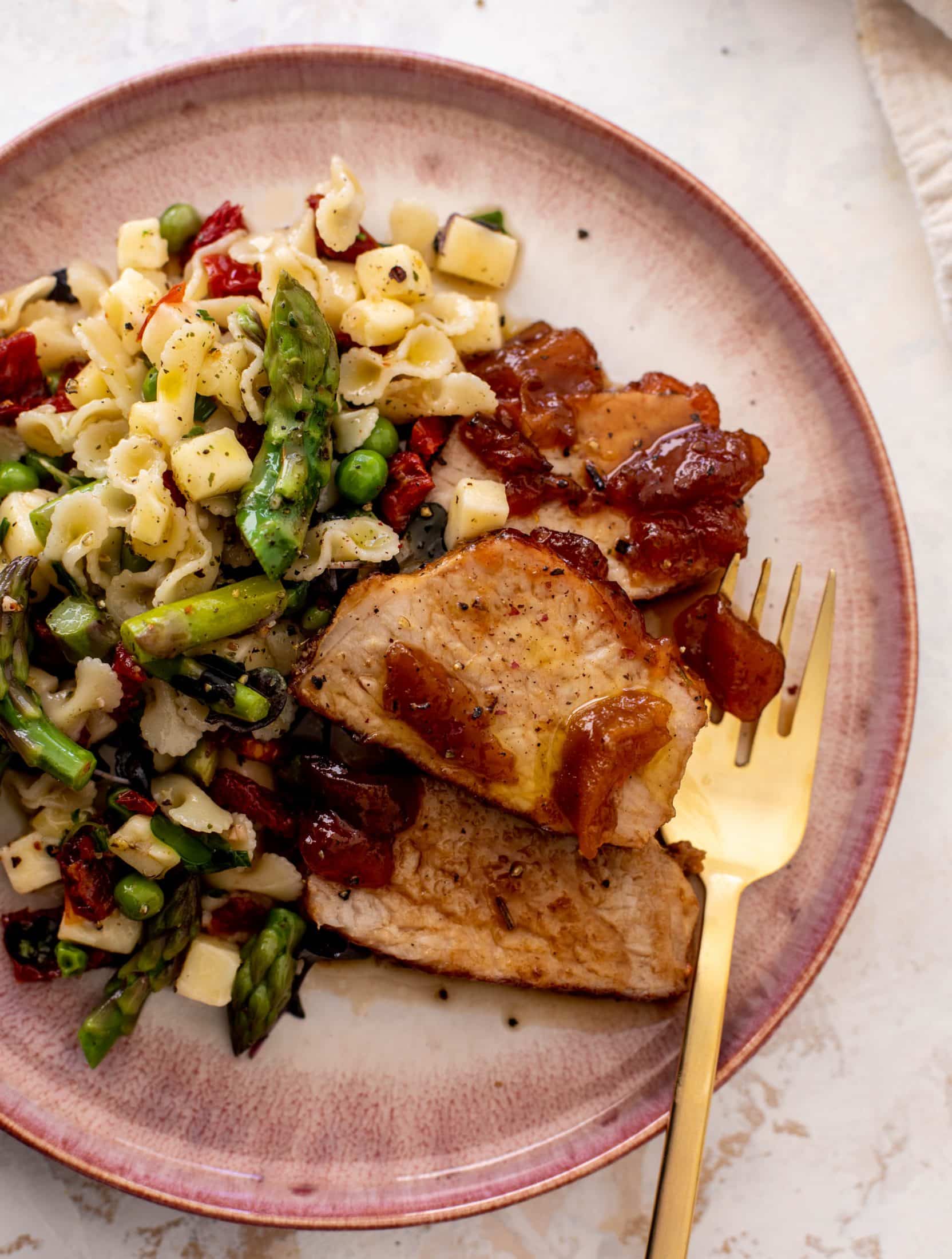 sticky apricot pork tenderloin