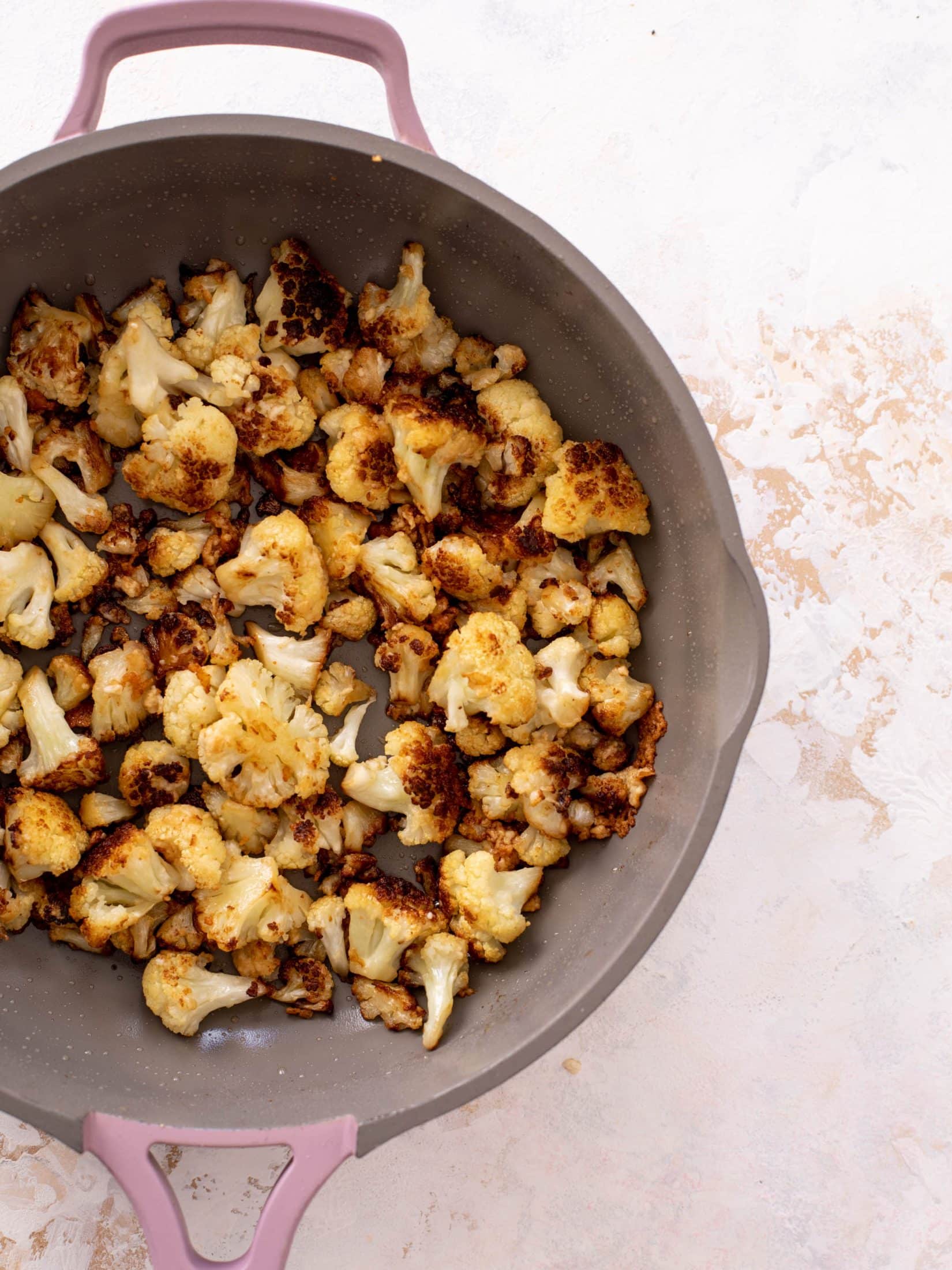 toasted cauliflower buttered noodles